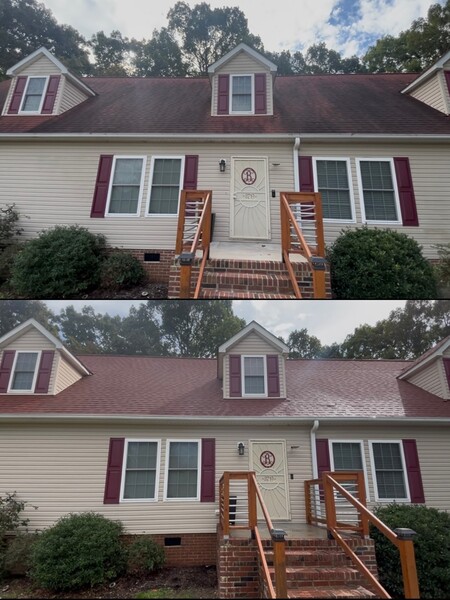 Low pressure roof wash in hillsborough nc